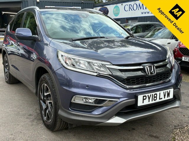 Honda Cr-V 1.6 I-dtec Se Plus Navi Suv 4Wd Blue