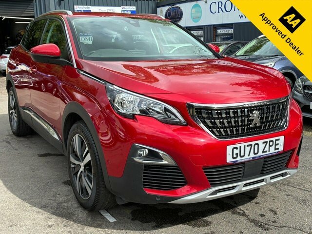 Peugeot 3008 1.2 Puretech Allure Suv Eat Euro 6 Ss Red