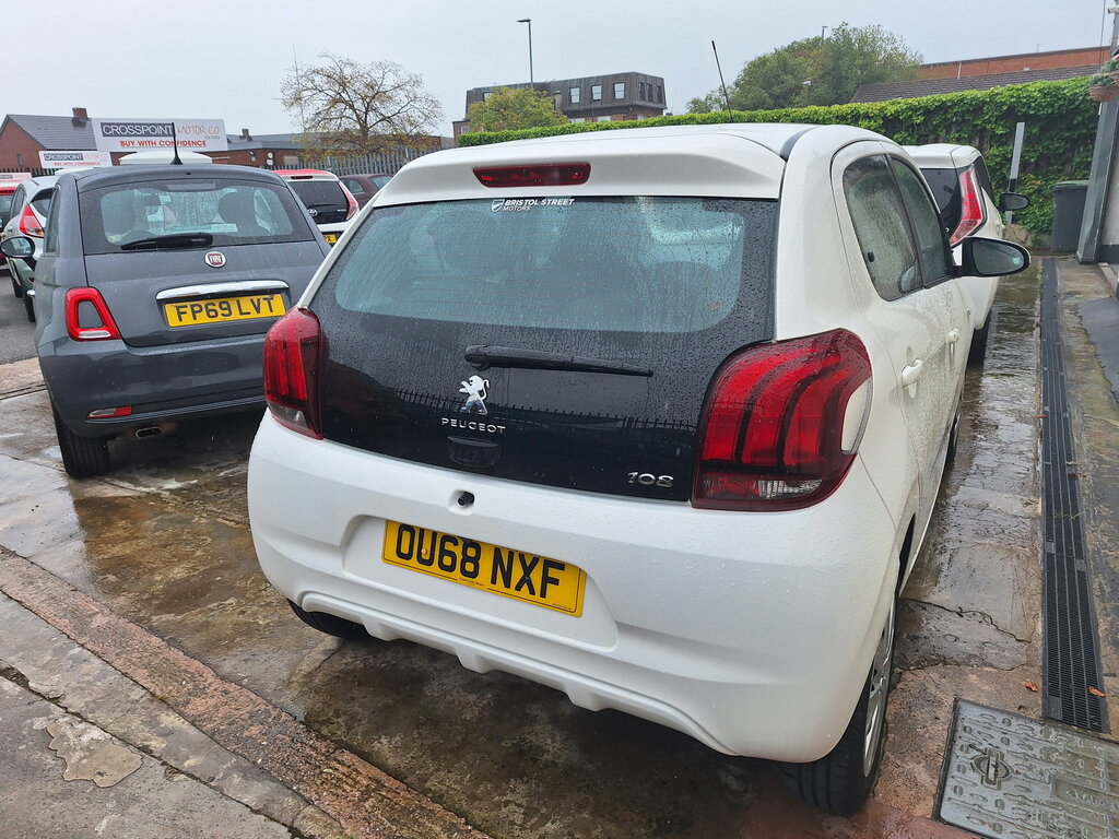 Peugeot 108 1.0 Active Hatchback Euro 6 72 White #4
