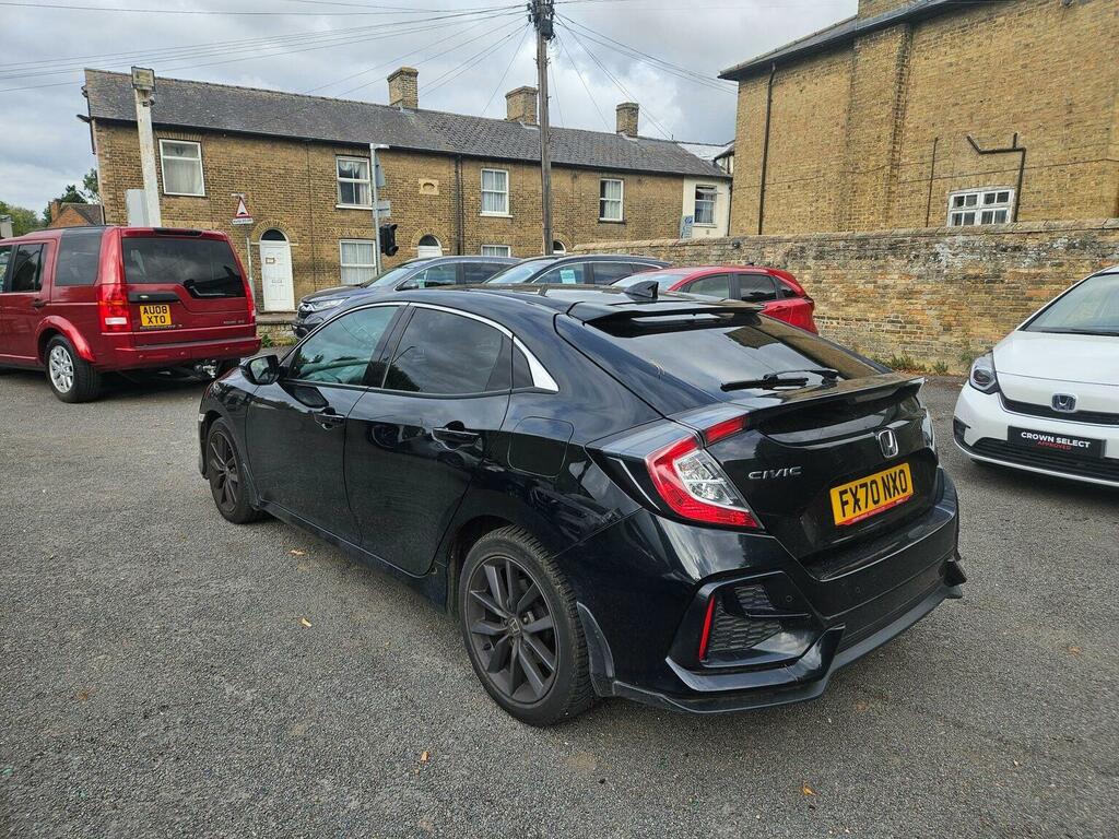 Honda Civic 1.0 Vtec Turbo Ex Cvt Euro 6 S S Black #5