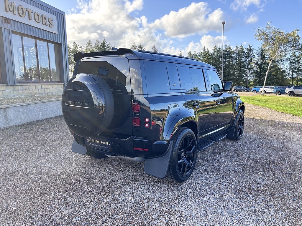 Land Rover Defender 110 Suv SP73OMW Black #4