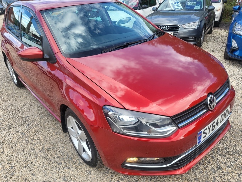Volkswagen Polo 1.0 Bluemotion Red #7