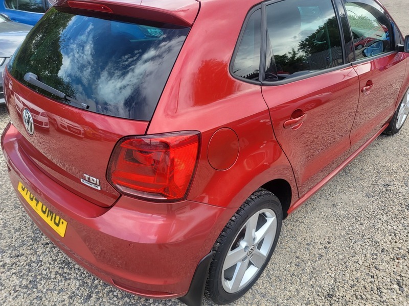 Volkswagen Polo 1.0 Bluemotion Red #15