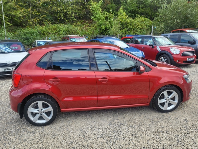 Volkswagen Polo 1.0 Bluemotion Red #11