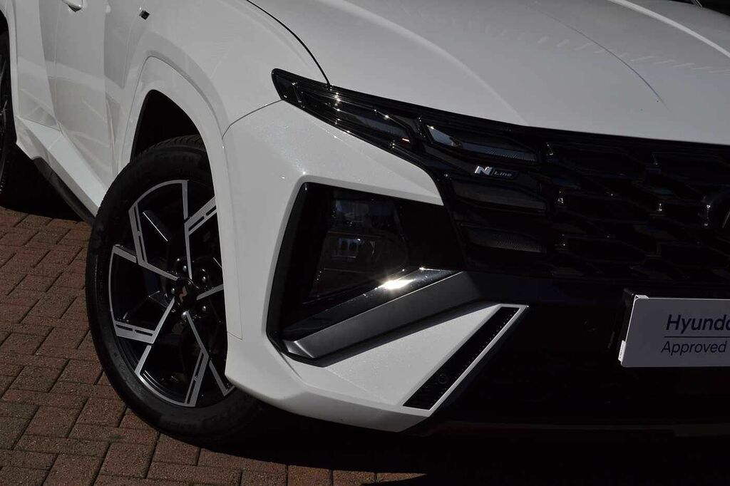 Hyundai Tucson 1.6T Hybrid N Line White #2