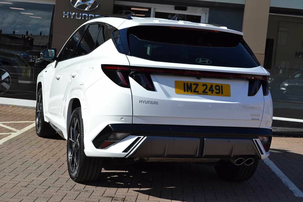 Hyundai Tucson 1.6T Hybrid N Line White #5