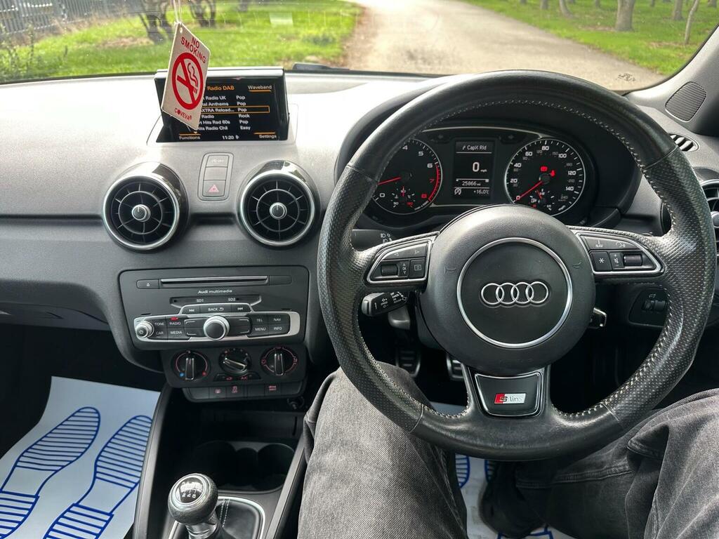 Audi A1 Audi Sportback S Line 1.6 Tdi 116 Ps 5-Speed White #11