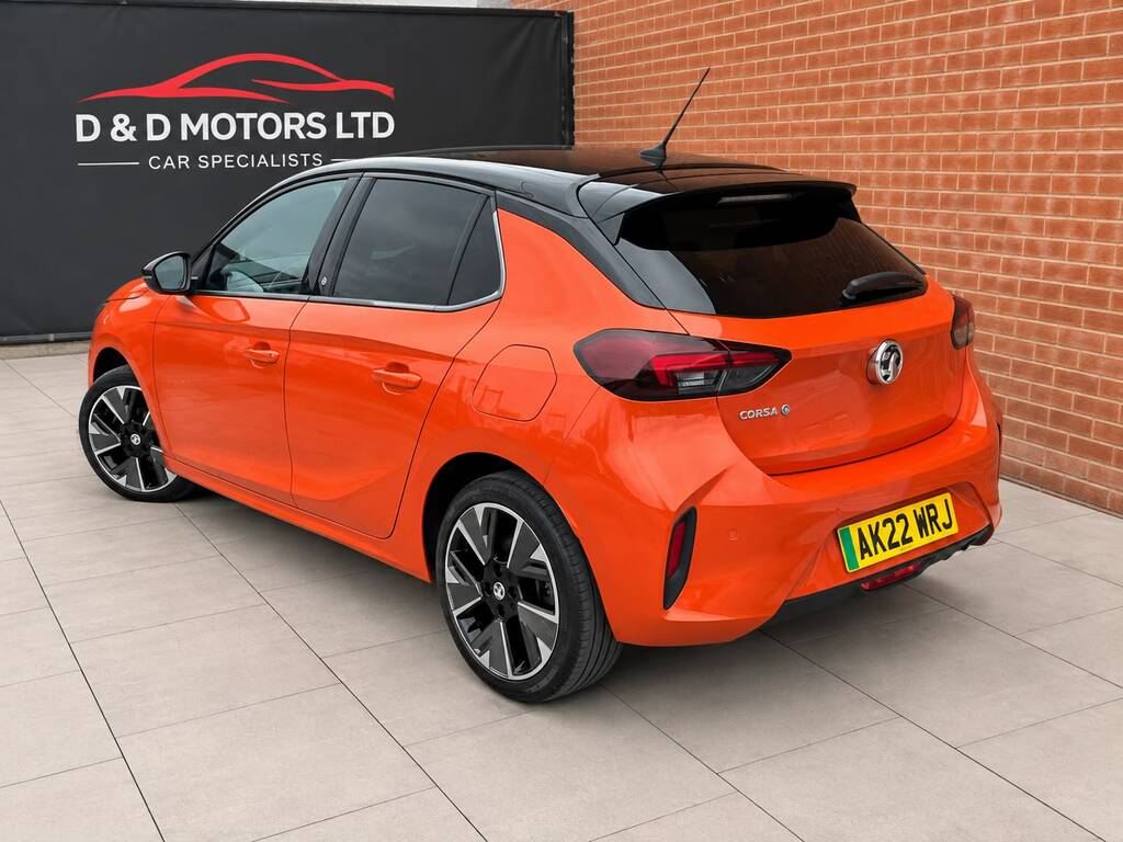 Vauxhall Corsa-e 100Kw 46.3Kwh 134 Bhp Up To 225 Mile Ra Orange #3