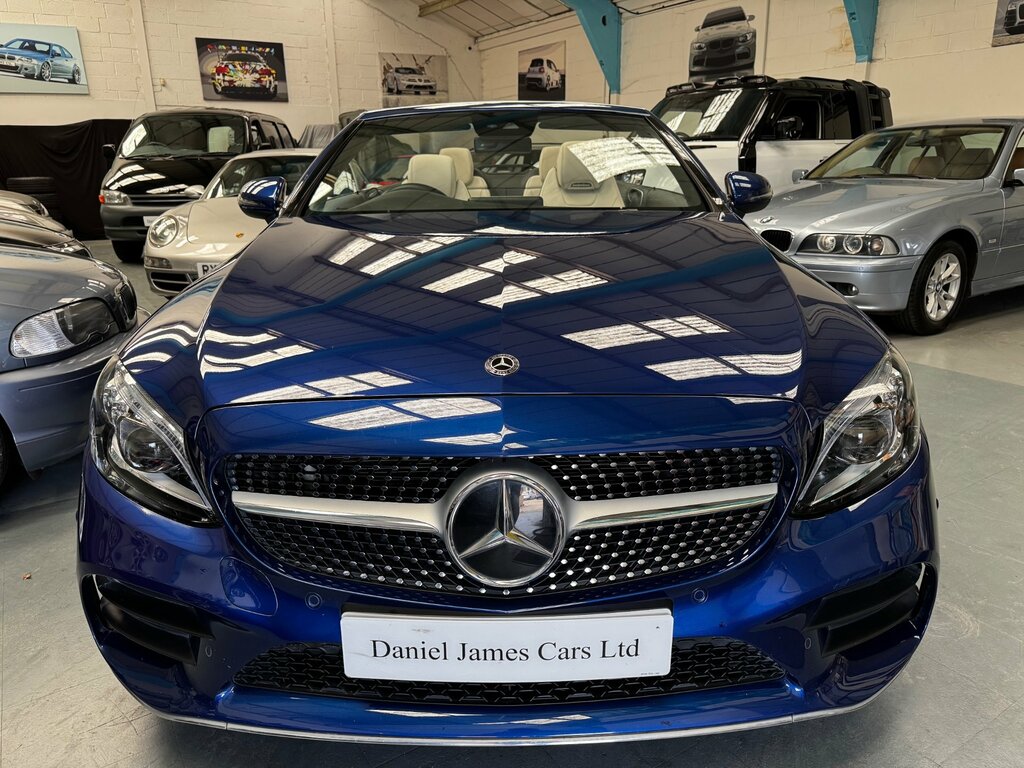 Mercedes-Benz C Class 1.5 C200 Mhev Amg Line Edition Premium Cabriolet Blue #4