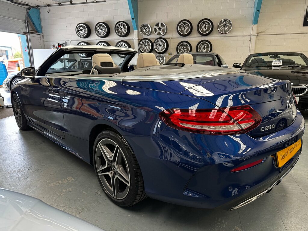 Mercedes-Benz C Class 1.5 C200 Mhev Amg Line Edition Premium Cabriolet Blue #6