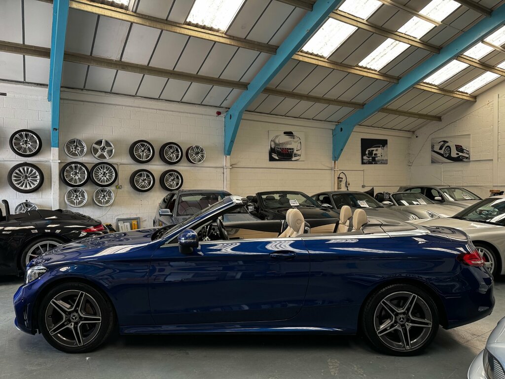 Mercedes-Benz C Class 1.5 C200 Mhev Amg Line Edition Premium Cabriolet Blue #3