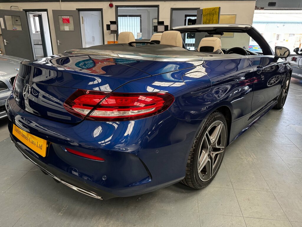 Mercedes-Benz C Class 1.5 C200 Mhev Amg Line Edition Premium Cabriolet Blue #5