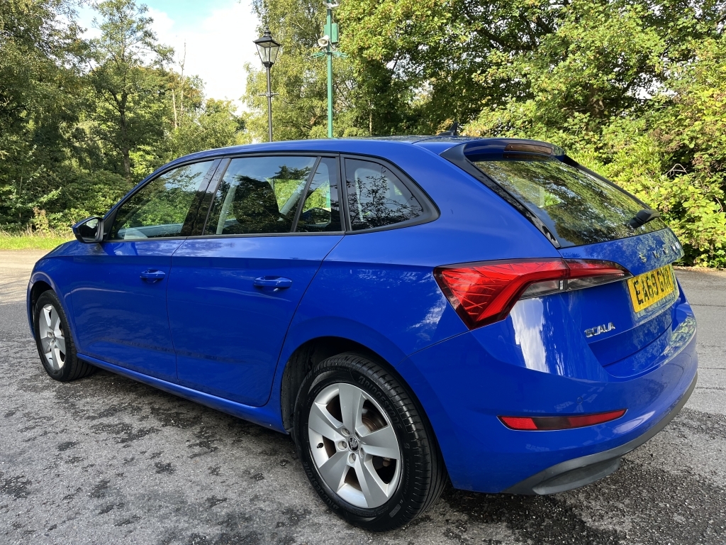 Skoda Scala Hatchback Blue #5