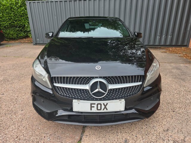 Mercedes-Benz A Class 2018 1.6 A160 Amg Line Hatchback Black #2