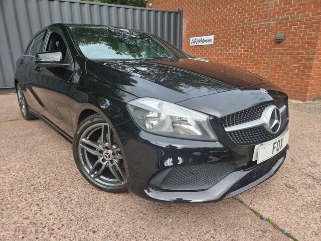 Mercedes-Benz A Class 2018 1.6 A160 Amg Line Hatchback Black