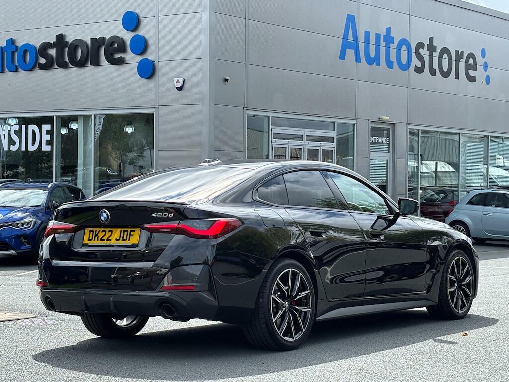 BMW 4 Series Gran Coupe 2.0 420D Mht M Sport Euro 6 Ss Black #5