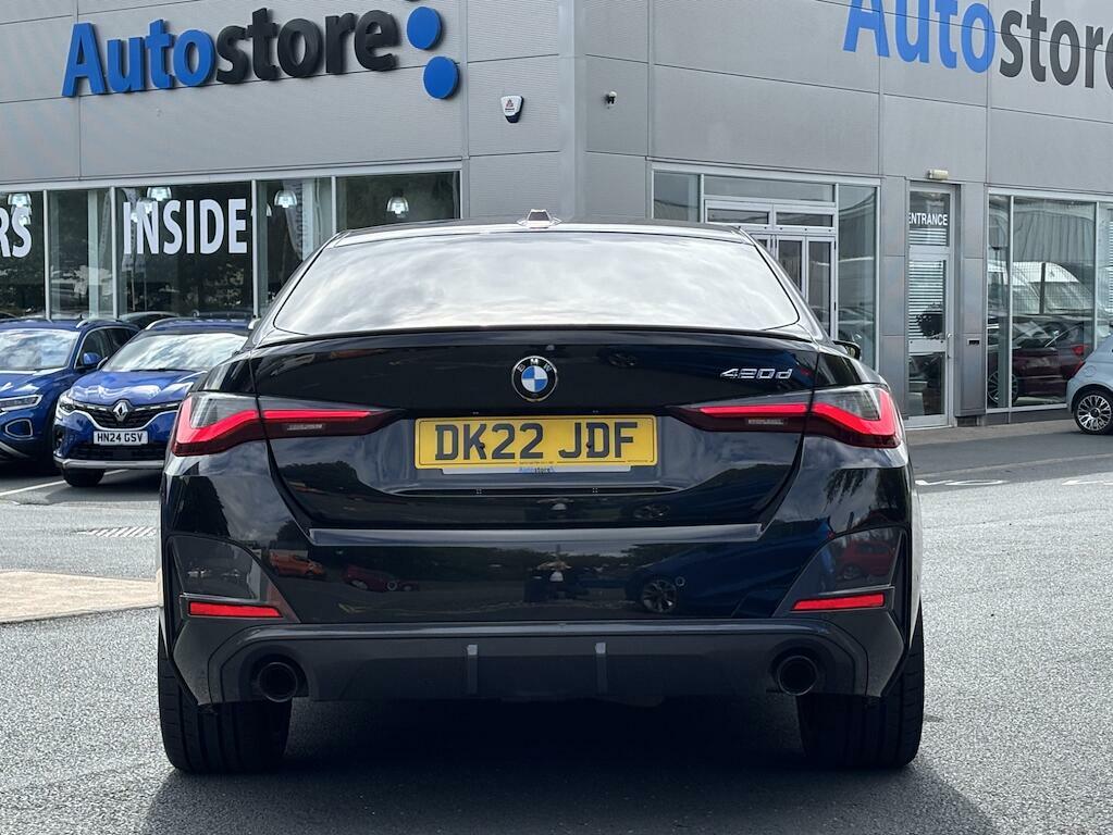 BMW 4 Series Gran Coupe 2.0 420D Mht M Sport Euro 6 Ss Black #6