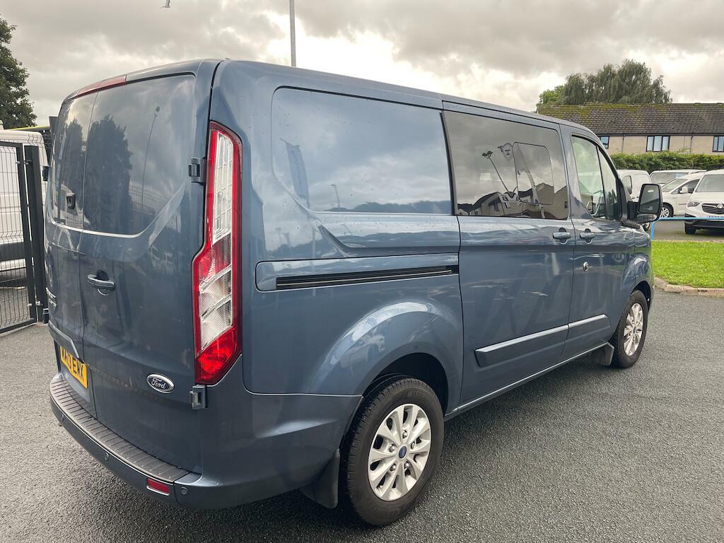 Ford Transit Custom 2.0 300 Ecoblue Limited Crew Van Double Cab Di MA23EMX Blue #3