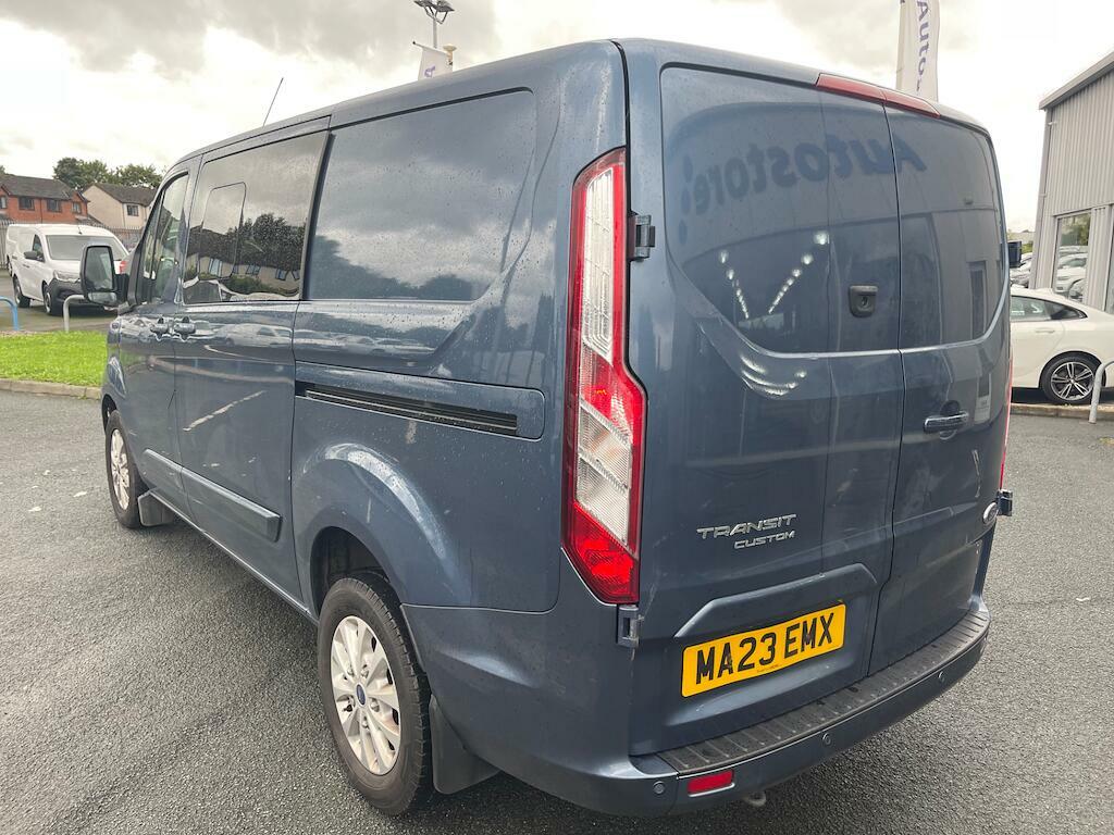 Ford Transit Custom 2.0 300 Ecoblue Limited Crew Van Double Cab Di MA23EMX Blue #2