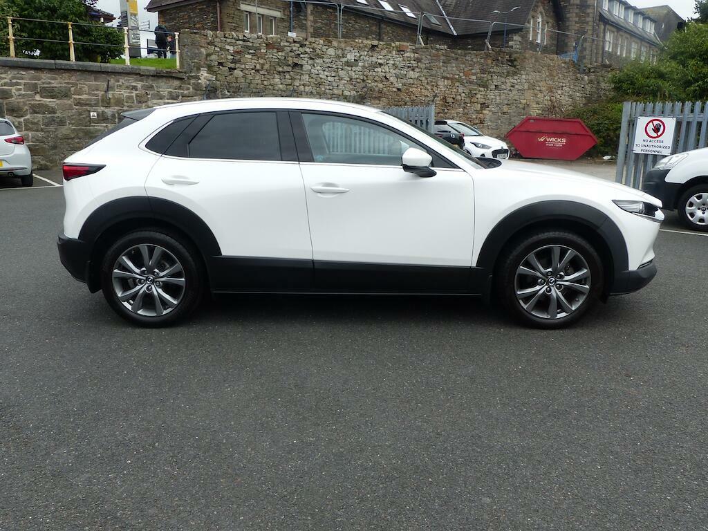 Mazda CX-30 Exclusive-line White #3
