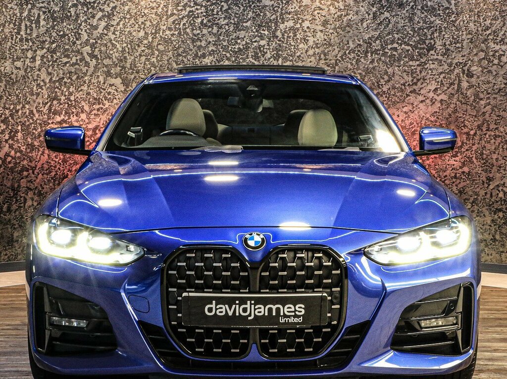 BMW 4 Series 430D Mht M Sport YF72FAU Blue #3
