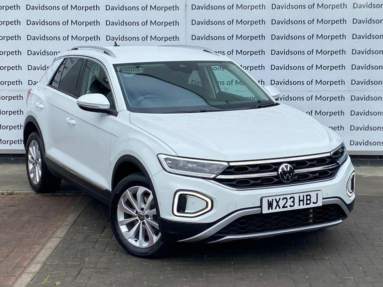 Volkswagen T-Roc 2.0 Tdi Style Suv Dsg Euro 6 Ss 150 White