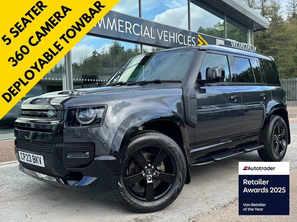 Land Rover Defender 110 D250 Mhev Se 250Ps 4Wd 5 Seater With Snorkel, Side Grey
