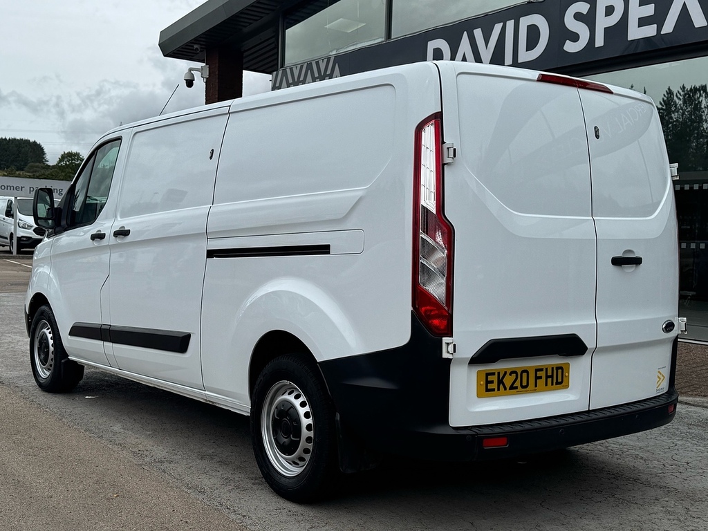 Ford Transit Custom 320 Ecoblue Leader 130Ps L2 Lwb With Ply Lined, De White #4