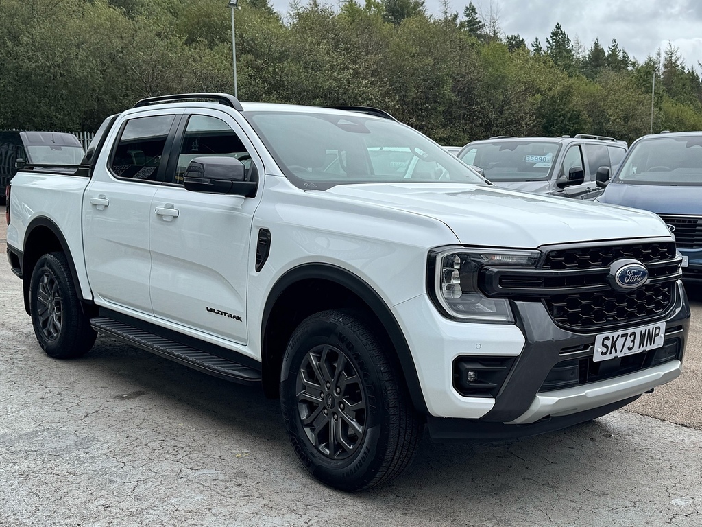 Ford Ranger 205Ps No Vat Wildtrak 4Wd With Adapt Cruise, White #3