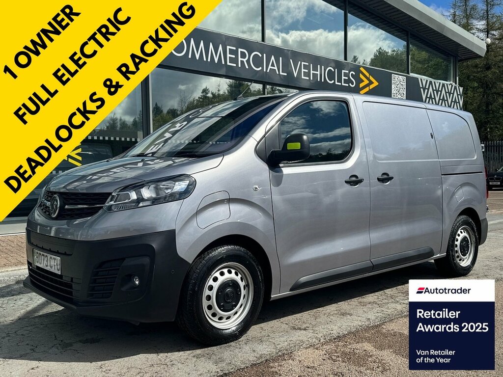 Vauxhall Vivaro 3100 Prime 75Kwh 136Ps With Deadlocks, Sat Nav T Grey