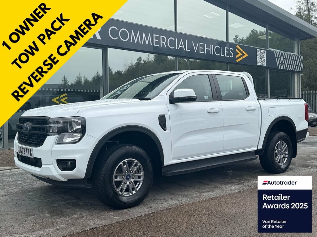 Ford Ranger Ecoblue Xlt 170Ps 4Wd With Air Con, Tow Pack And R White