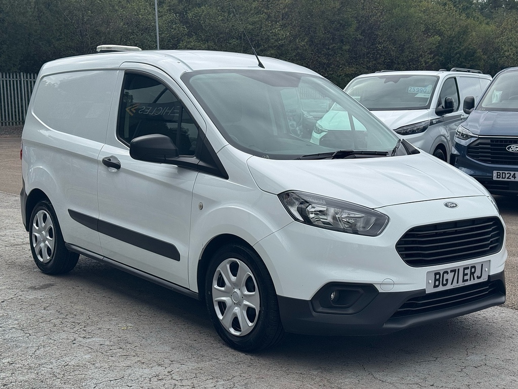 Ford Transit Courier Tdci Trend 75Ps With Air Con, Roof Beacon Revers White #3