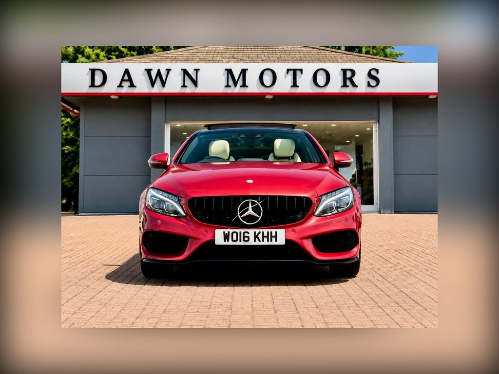 Mercedes-Benz C Class 2.1 C220d Amg Line Premium Plus G-tronic Euro 6 Red