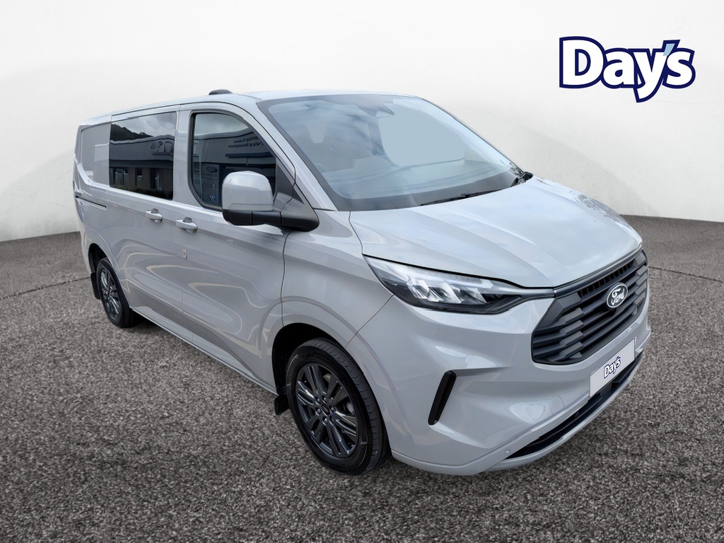 Ford Transit Custom 2.0 320 Ecoblue Limited Crew Van Double Cab Di Grey #4