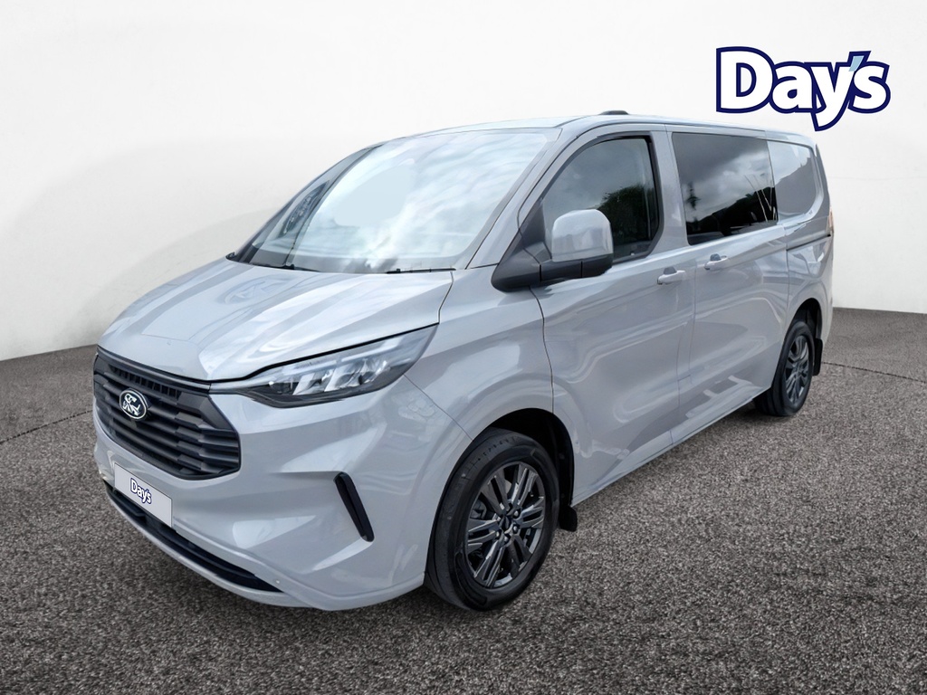 Ford Transit Custom 2.0 320 Ecoblue Limited Crew Van Double Cab Di Grey #6