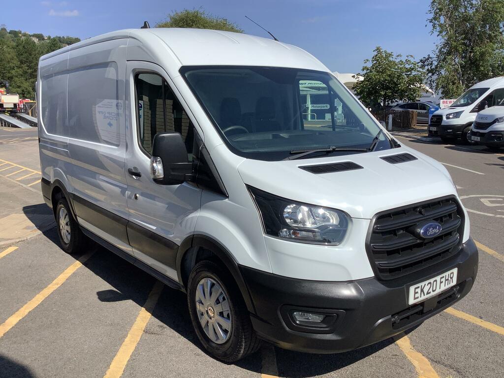 Ford Transit Custom 2.0 Ecoblue 105Ps Low Roof Leader Van White #9