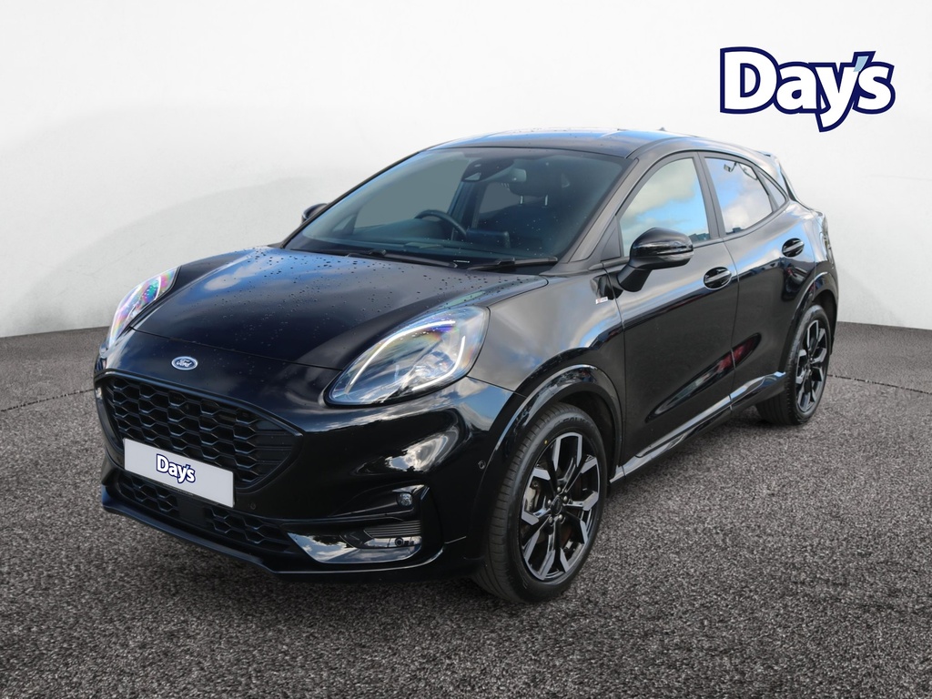 Ford Puma 1.0T Ecoboost Mhev St-line X Suv Hybrid Black #3