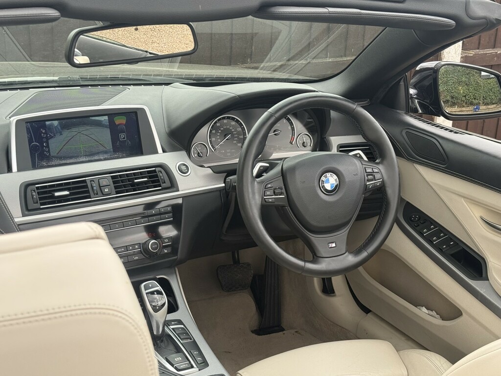 BMW 6 Series 4.4 650I M Sport Convertible Black #3