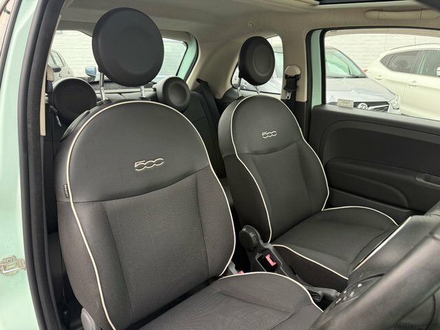 Fiat 500 1.2 Lounge Hatchback Euro 6 Ss Green #6