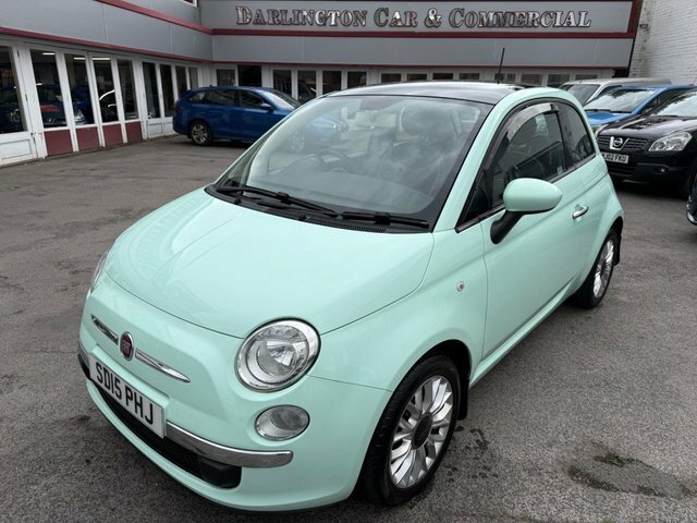 Fiat 500 1.2 Lounge Hatchback Euro 6 Ss Green