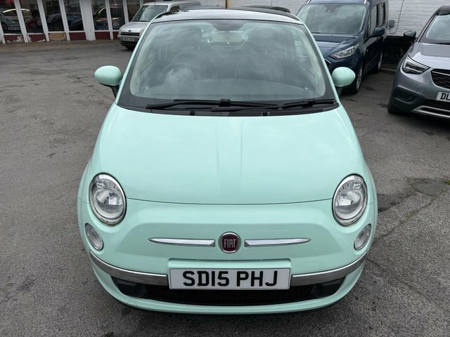 Fiat 500 1.2 Lounge Hatchback Euro 6 Ss Green #3