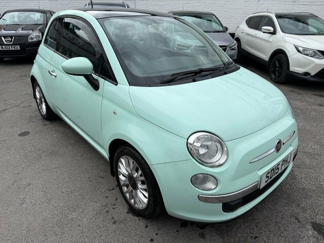 Fiat 500 1.2 Lounge Hatchback Euro 6 Ss Green #2