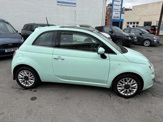 Fiat 500 1.2 Lounge Hatchback Euro 6 Ss Green #5