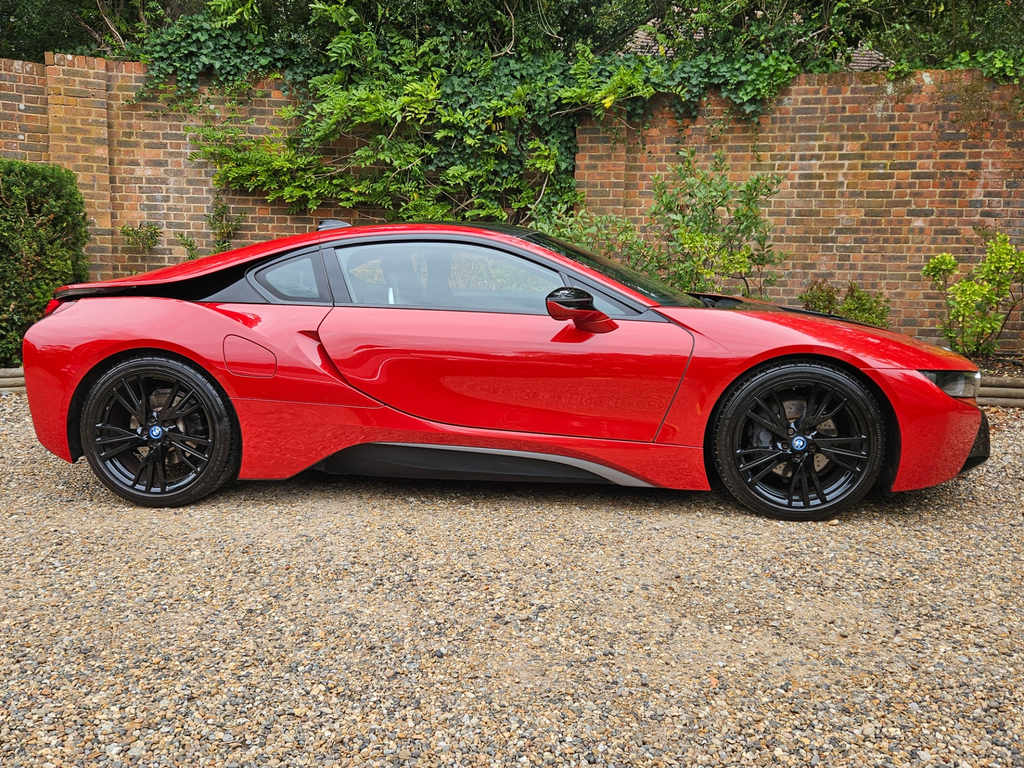 BMW i8 I8 Coupe White #9
