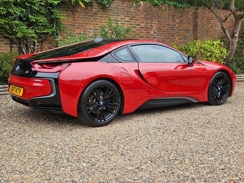 BMW i8 I8 Coupe White #10