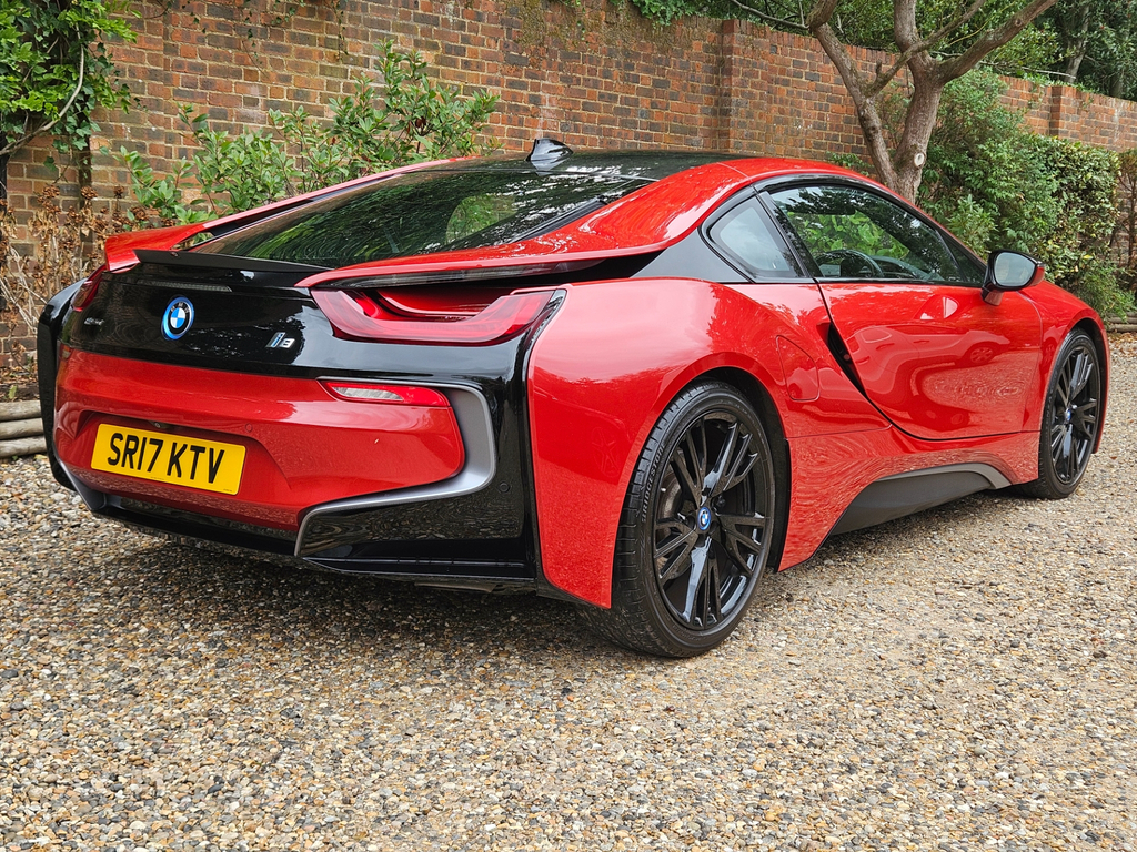 BMW i8 I8 Coupe White #11