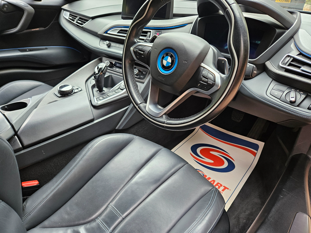BMW i8 I8 Coupe White #16