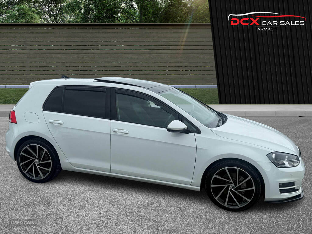 Volkswagen Golf Hatchback Blue #3