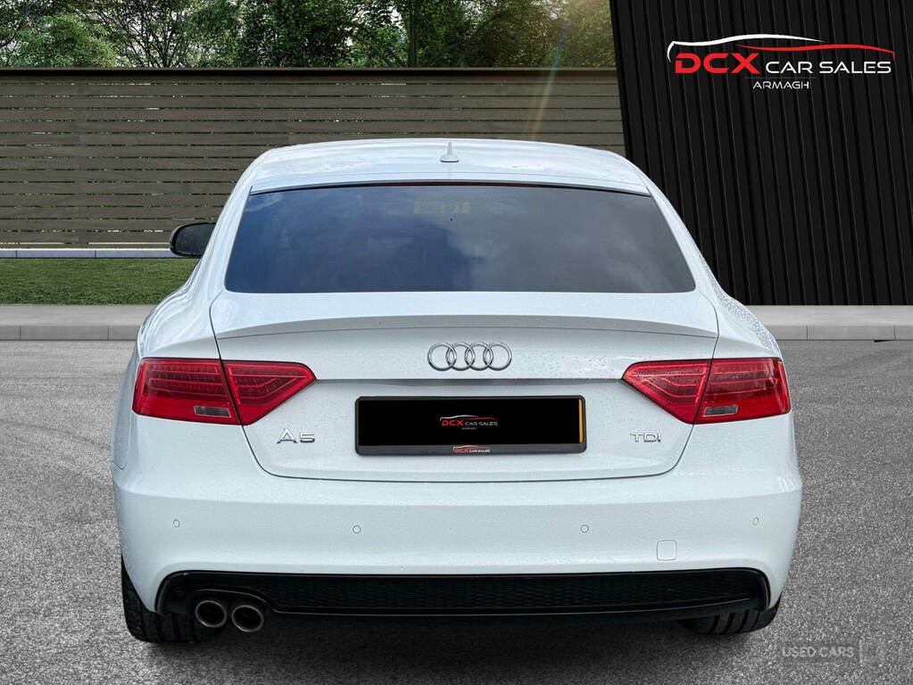 Audi A5 2.0 Tdi 190 Black Edition Plus 5 Seat White #4