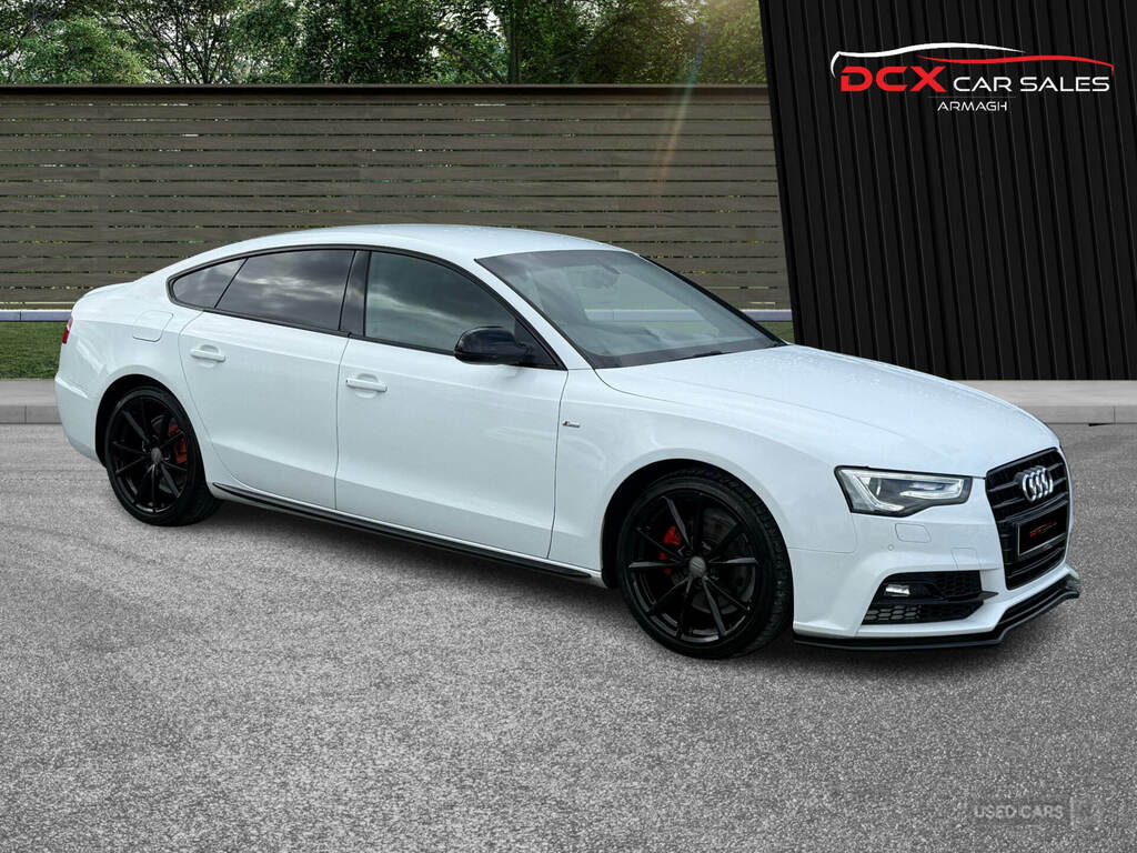 Audi A5 2.0 Tdi 190 Black Edition Plus 5 Seat White #2